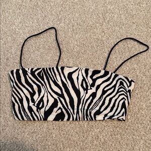 Zebra Print Women's Top